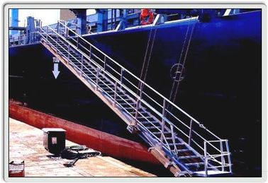Çin DNV BV ABS Gemiler için Deniz Alüminyum Konaklama Merdivenini Onayladı Tedarikçi