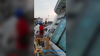 Ağır Hizmet Deniz Su Geçirmez Çelik Kapı Testi