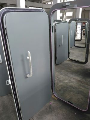 A0 Yangın geçirmez tek yapraklı 1200×600 mm deniz kapıları ve hava geçirmez deniz erişim kapıları tedarikçi