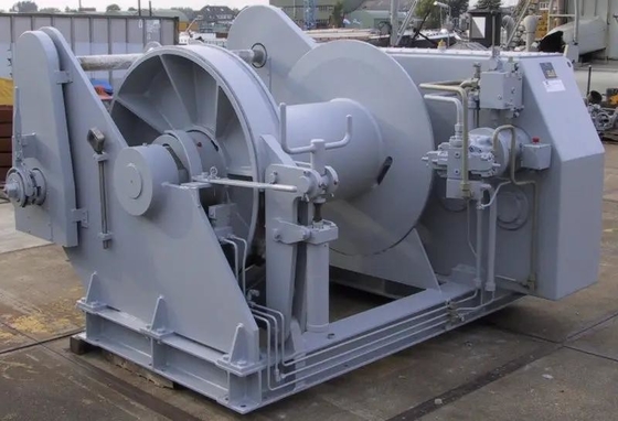 Gemi Güverte Ekipmanı Deniz Tek ve Simetrik Hidrolik Çapa Windlass / Çift Tip Mooring Winch Kablo kaldırıcı Tedarikçi