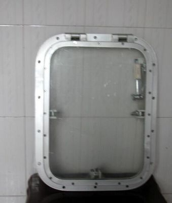 Dikdörtgen A60 CCS, ABS,DNV,BV Sertifikalı Çelik/Alüminyum/ Paslanmaz Çelik Deniz Pencereleri Tedarikçi