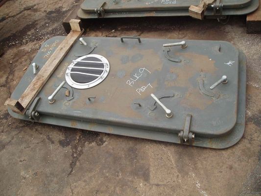 Hava geçirmez Deniz Kapıları / 8mm Kalınlık Tekne Kabin Kapıları Dik Açı / Yuvarlak Açılı Köşe